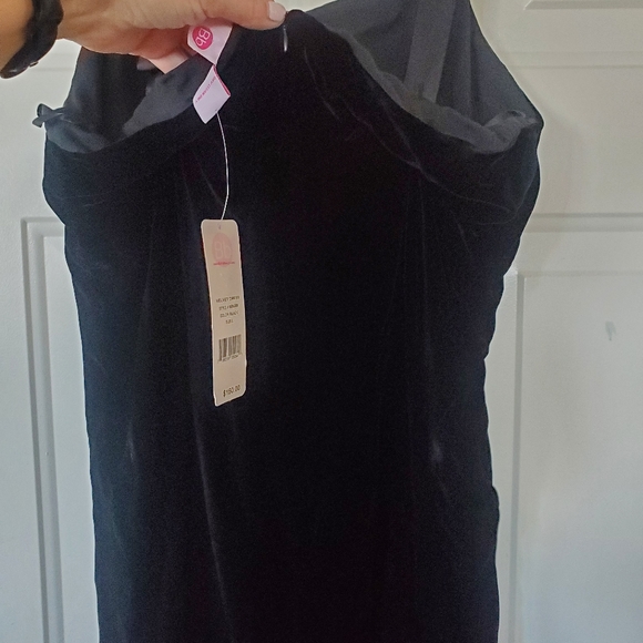 New Belly Basics Velvet and Silk Dress size L - Picture 9 of 12